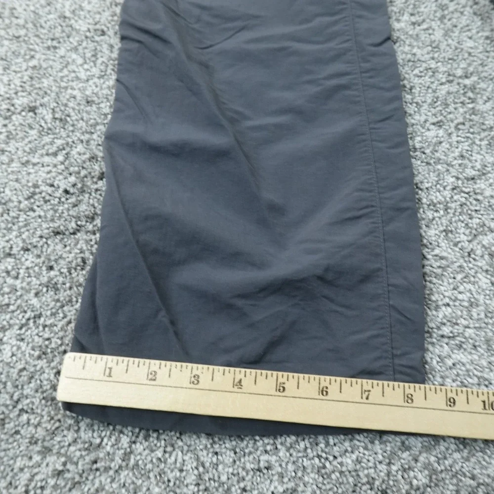 REI Pants Mens 36X32 Gray Blue Cargo Outdoor Hiking Performance Tech Climbing